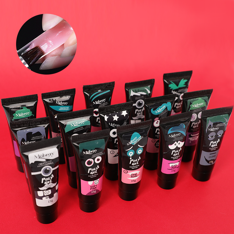 Mobray Wholesale Supply OEM ODM 4 Color Poly Gel Kit Muestra gratis