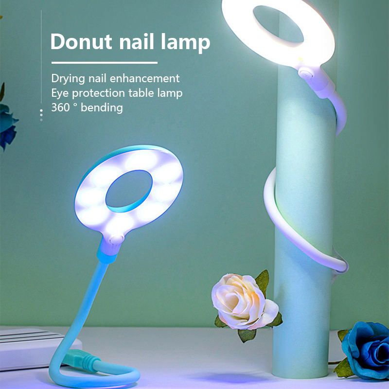 Nueva lámpara de LED de donas de 16W porta para manicura de uñas