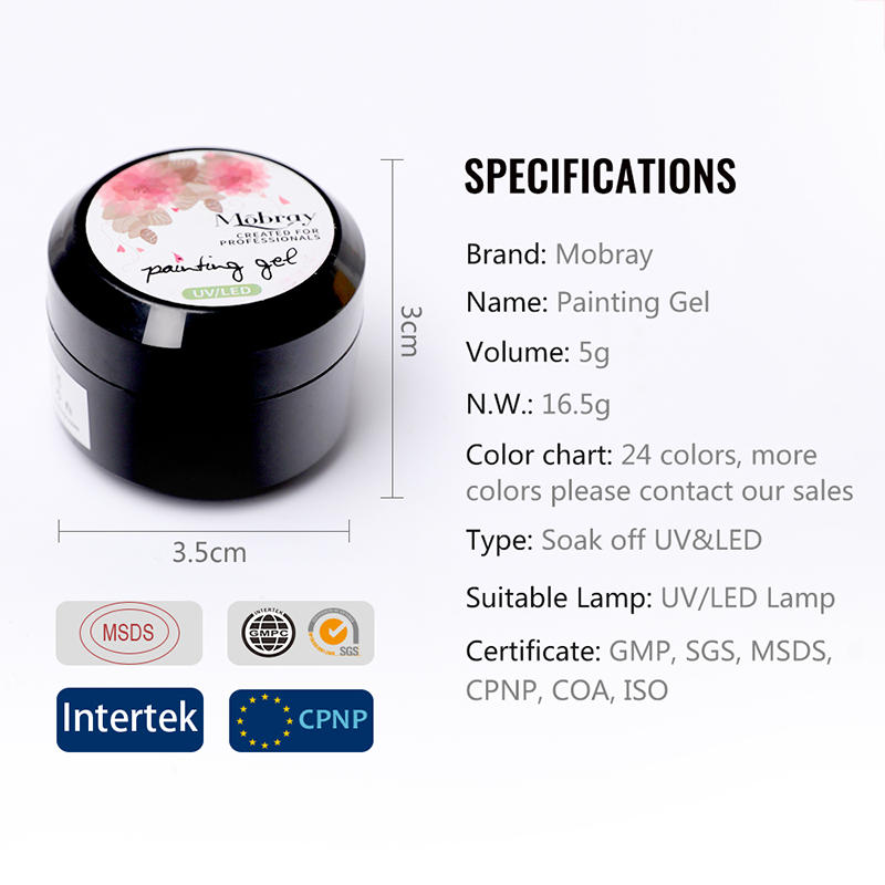 ODM del OEM del polaco del gel de la pintura del arte del clavo de ultramar de la venta al por mayor de la nueva llegada
